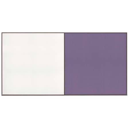 United Visual Products Enclosed Corkboard, 1 Door, 72"x36", 4" Fra UV3411-BRONZE-AMETHY